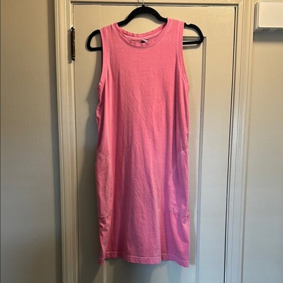 Old Navy Pink Crew Neck Tshirt Dress - Picture 1 of 3